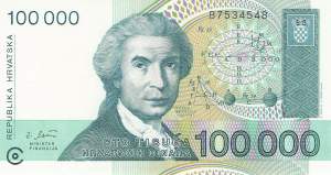 Kroatien p27 100.000 Kuna 1993